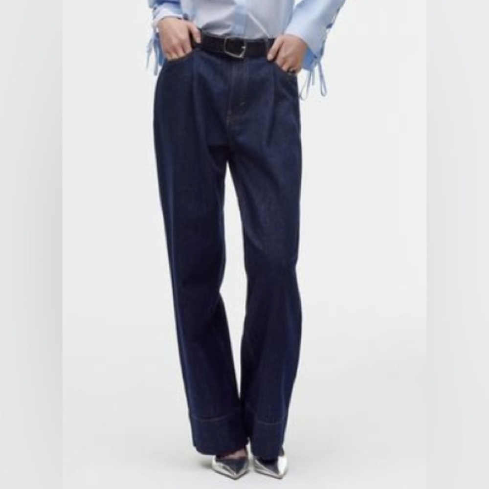 Zara Wide Leg Jeans with Darts